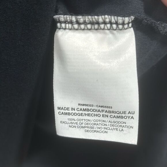 Nike ‘Just Do It 95’ Athletic Raglan Shirt Black 3/4 Sleeves Red Tag Size Small - Picture 6 of 8